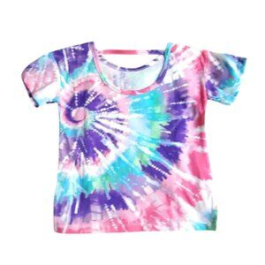 Children's Place Tyed Dyed Peekaboo Top, Size:4  XS